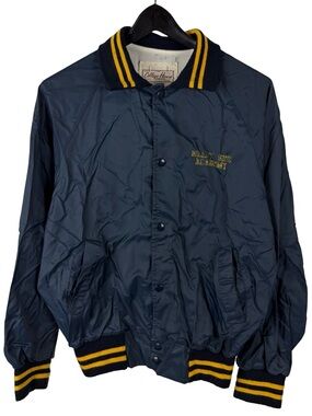 Vintage 1970s College House Shady Side Academy Windbreaker Jacket Size M